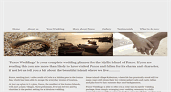 Desktop Screenshot of paxosweddings.com